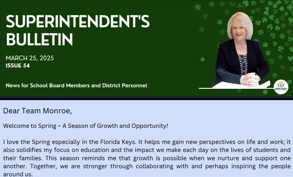  Superintendent's Bulletin